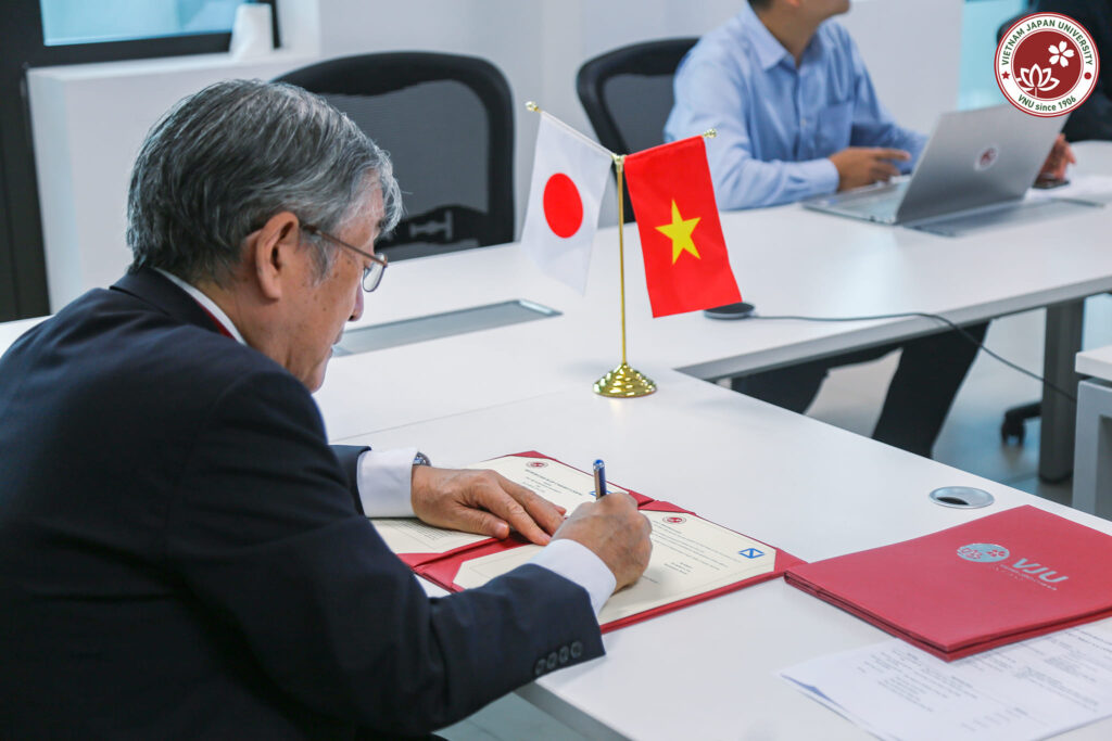 日越大学とMOU（協力に関する覚書）を締結しました。